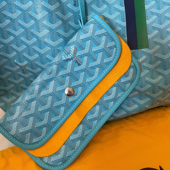 Goyard Saint Louis PM << Turquoise >> - Picture 4 of 5